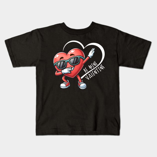 Be Mine Valentine Kids T-Shirt by Etopix